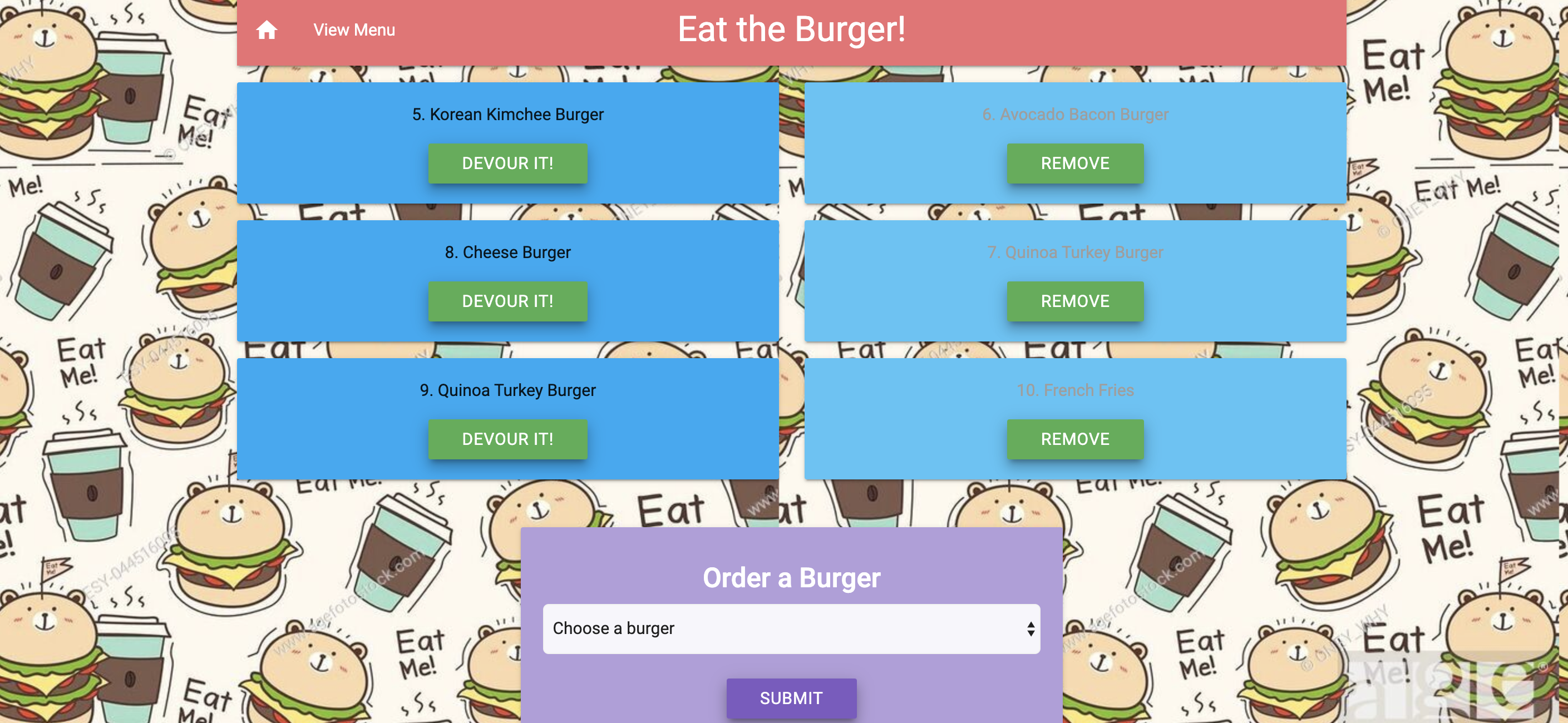 burgers